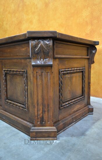 Old World Carved Desk, Custom Desk