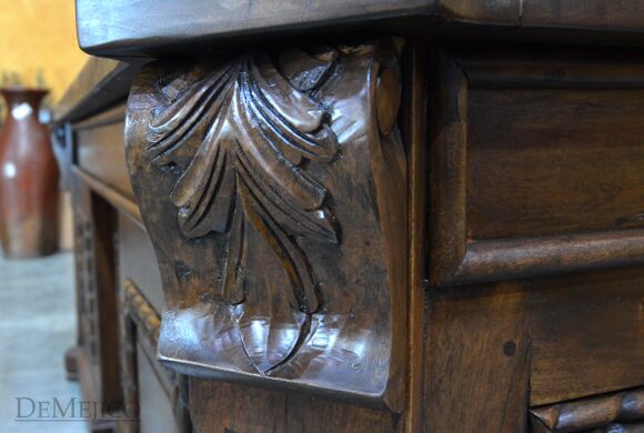 Old World Carved Desk, Custom Desk