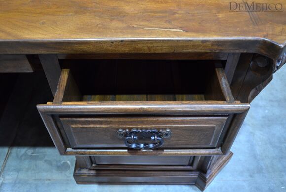 Old World Carved Desk, Custom Desk