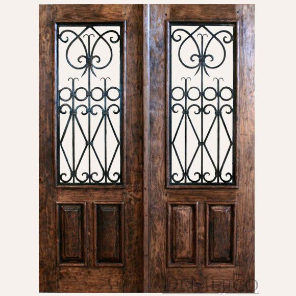 rustic front doors