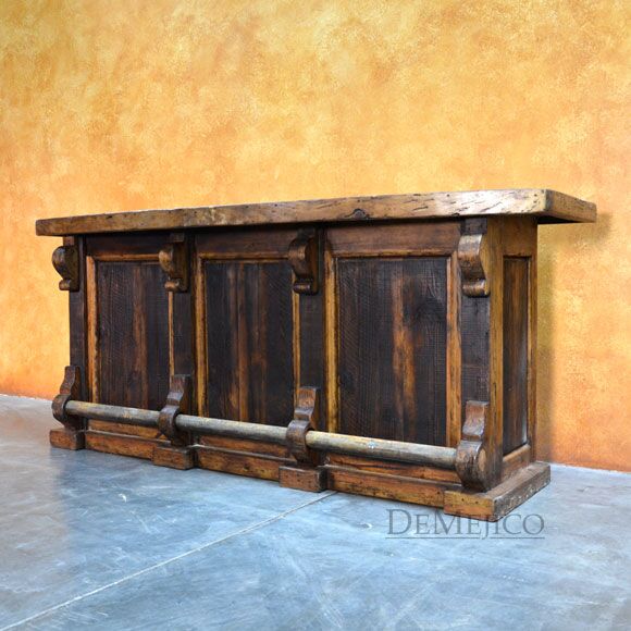 Spanish wood bar