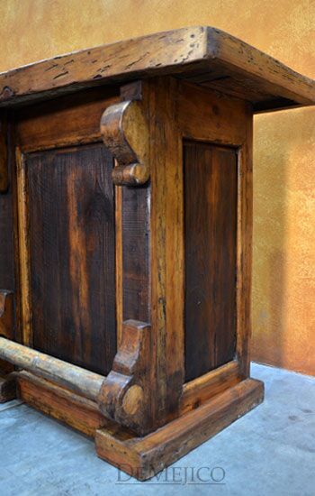 Spanish wood bar