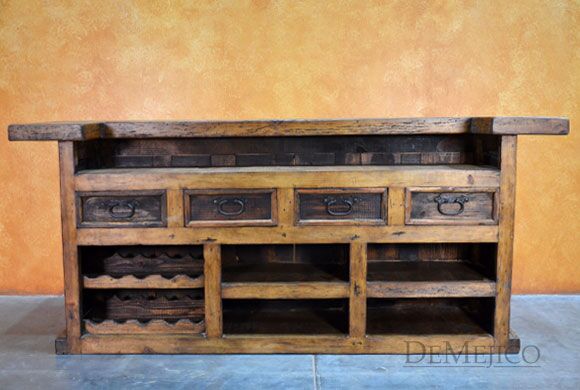 Spanish wood bar