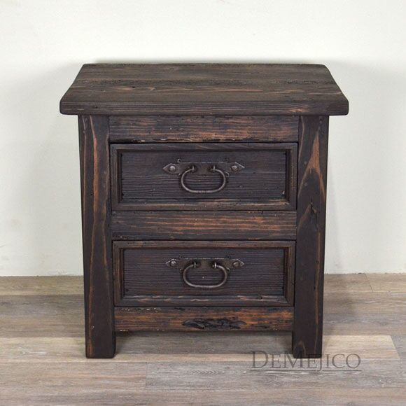 Old World Nightstand, Reclaimed Wood Nightstand