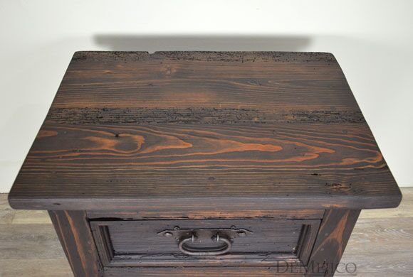 Old World Nightstand, Reclaimed Wood Nightstand