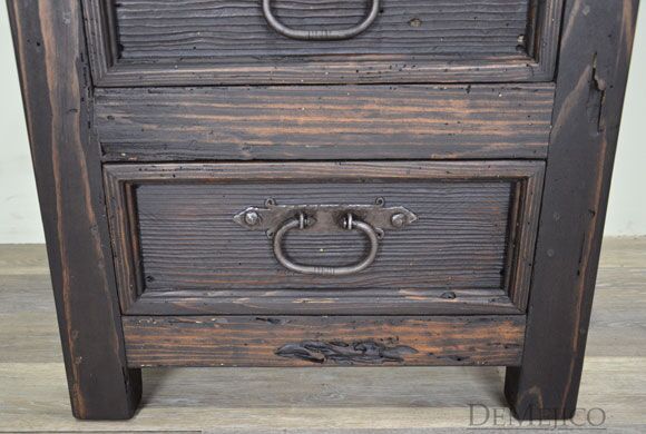 Old World Nightstand, Reclaimed Wood Nightstand