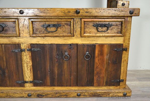 Western Hacienda Hutch, Western Hutch, Rustic Hutch