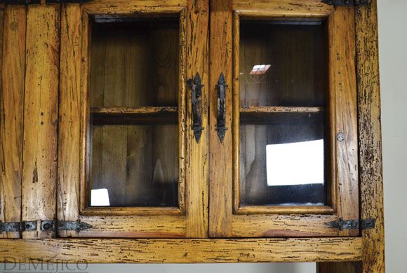 Western Hacienda Hutch, Western Hutch, Rustic Hutch