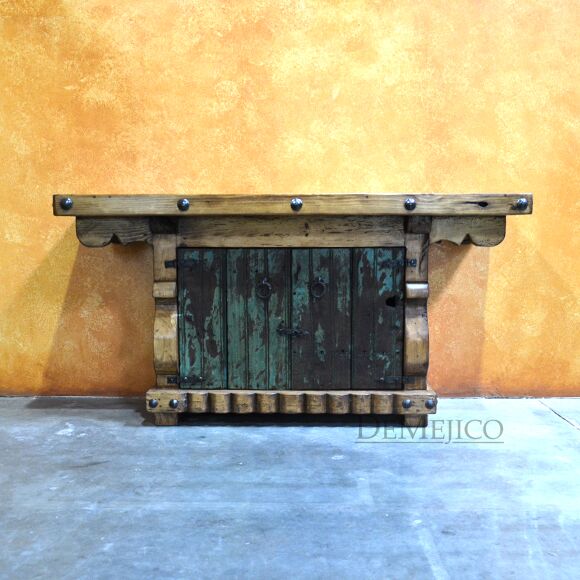 Old Door Console Table, Old Wood Console Table