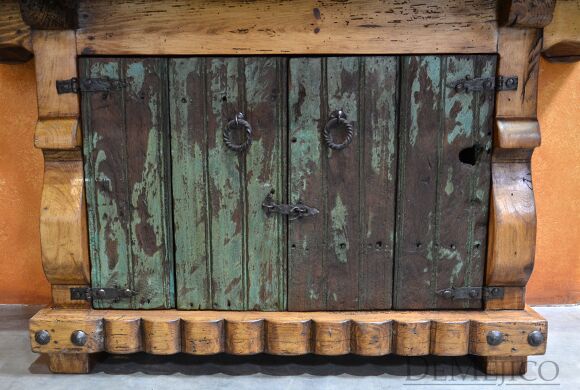 Old Door Console Table, Old Wood Console Table