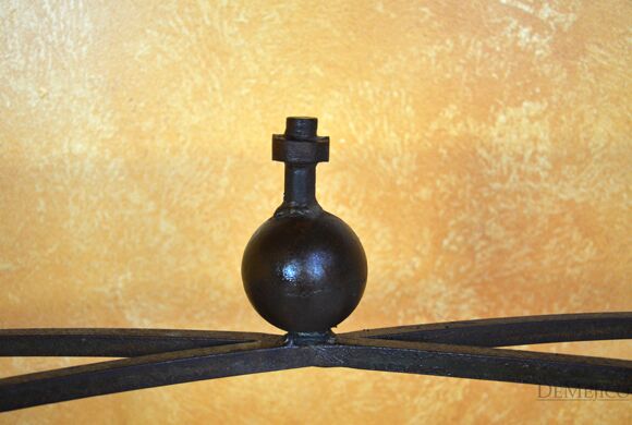 Revival Console Table, Iron Base Console Table, Elegant Console Table