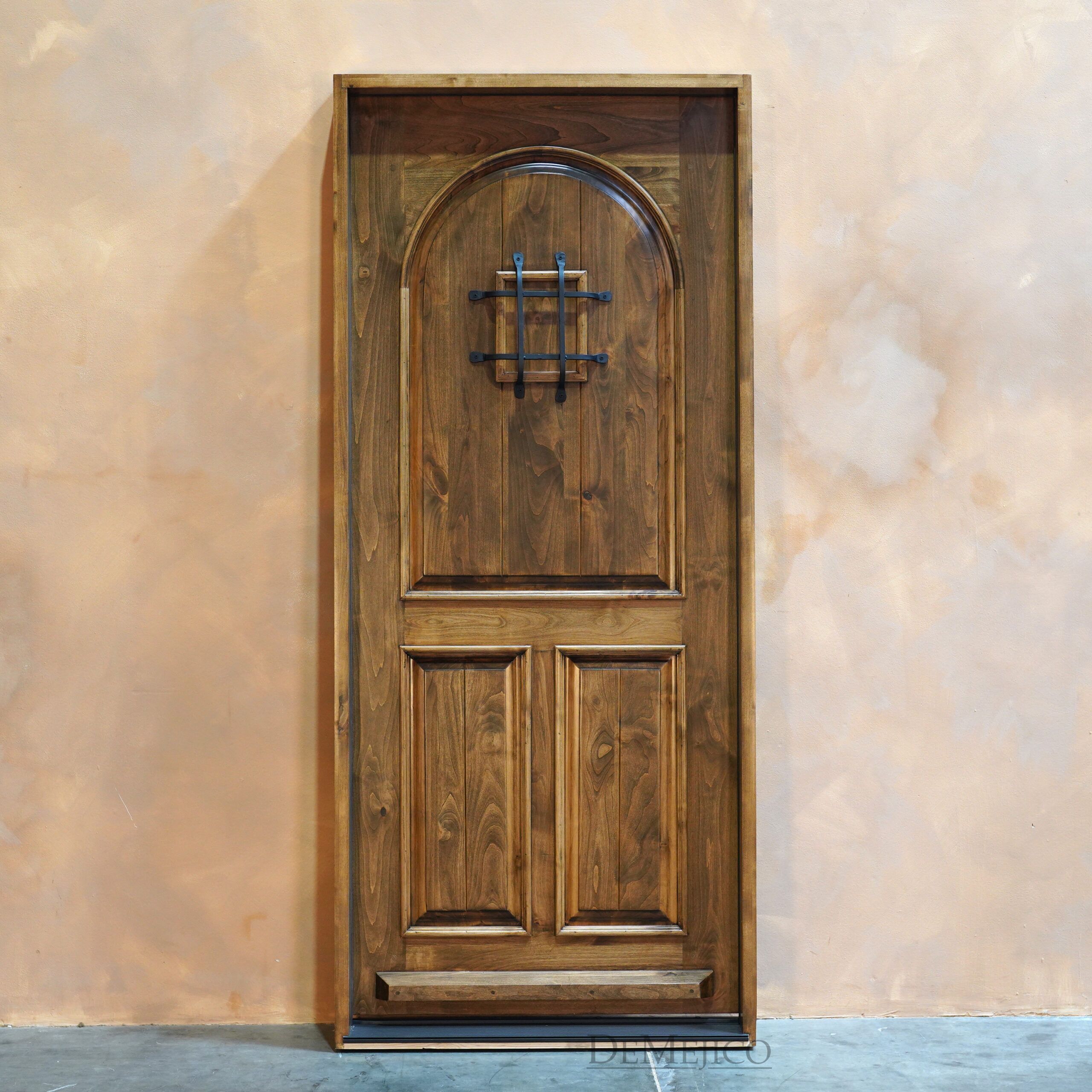 Puerta Cristobal, Rustic Exterior Doors - Demejico