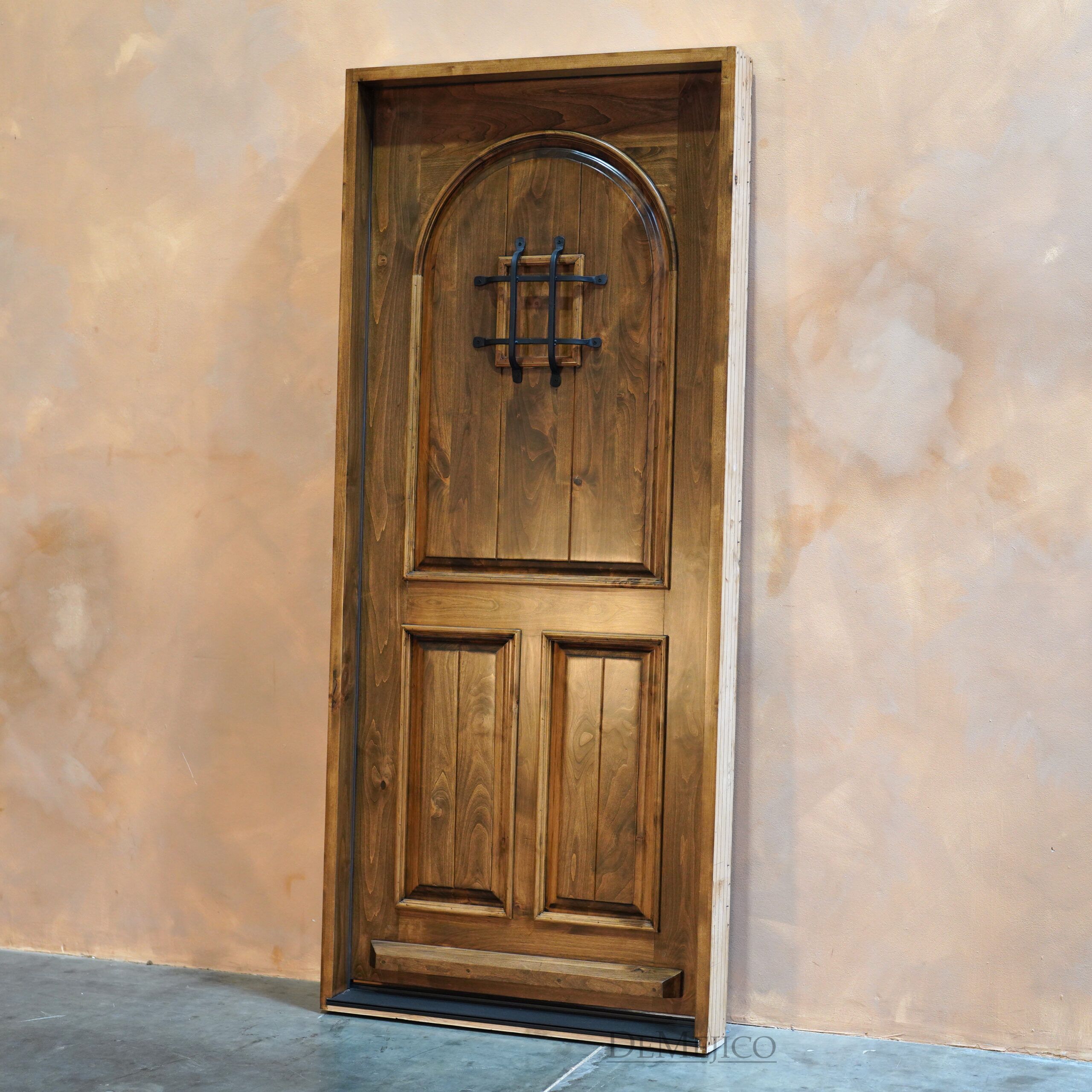 Puerta Cristobal, Rustic Exterior Doors - Demejico