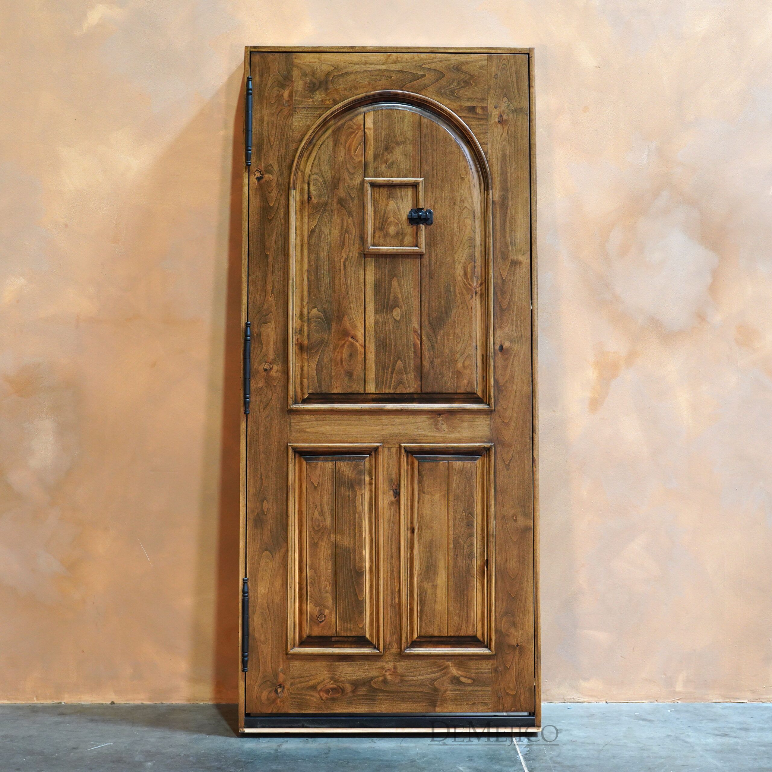 Puerta Cristobal, Rustic Exterior Doors - Demejico