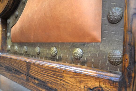 tooled leather bed