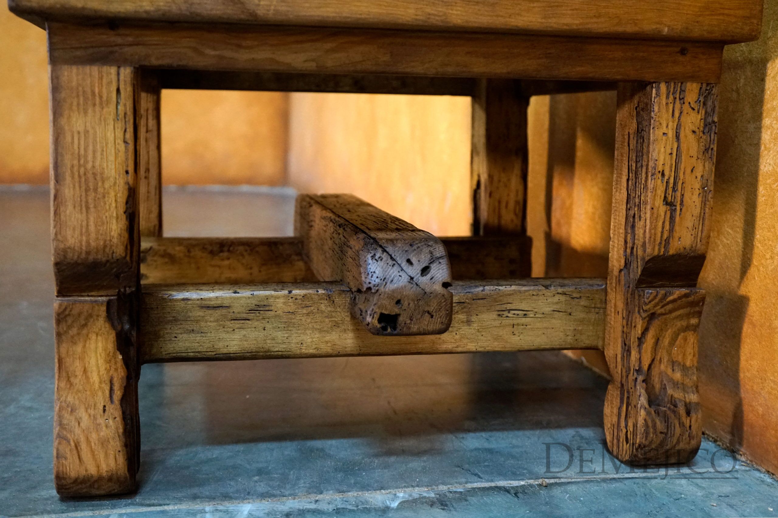 Rustica End Table, Reclaimed Wood End Table