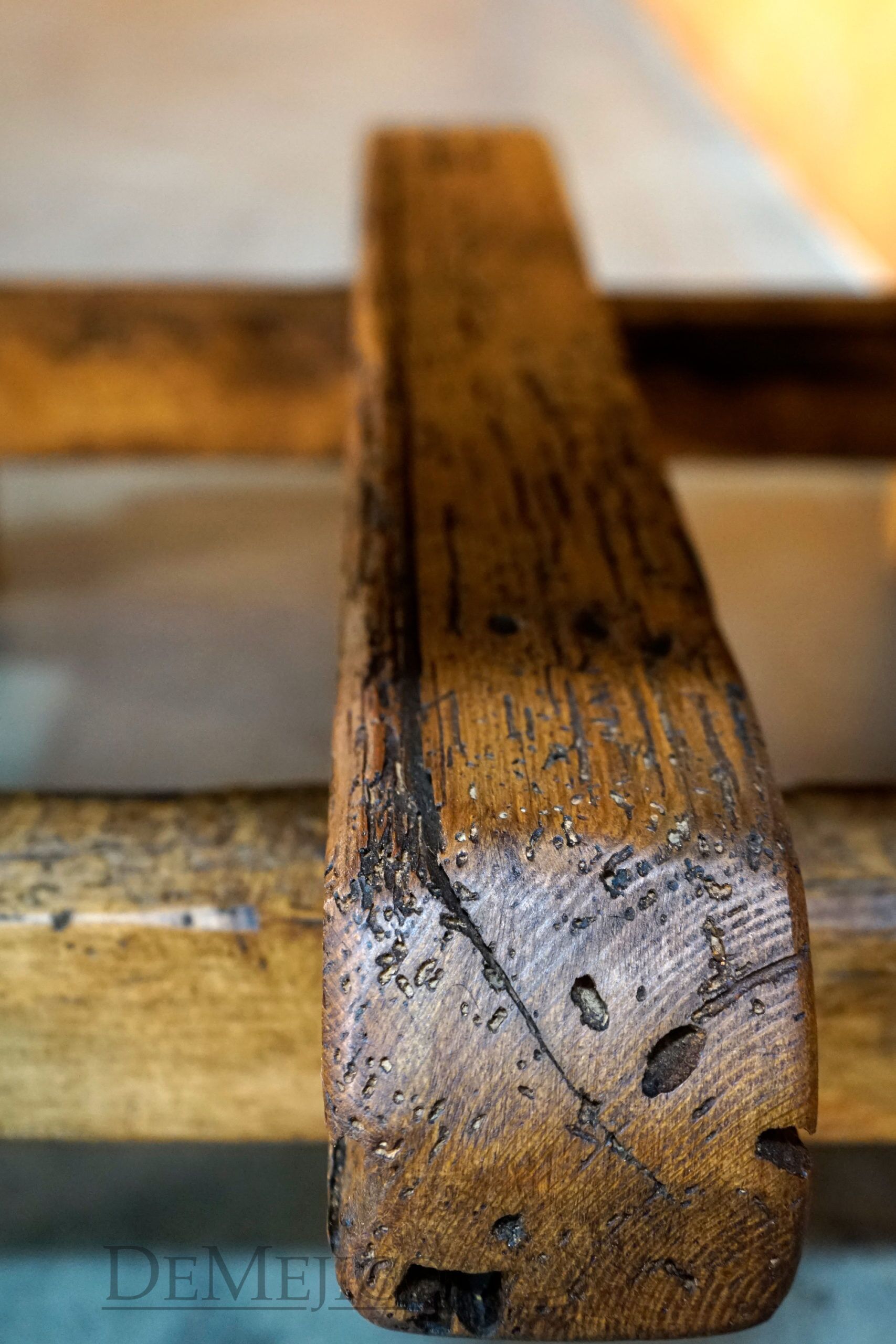 Rustica End Table, Reclaimed Wood End Table