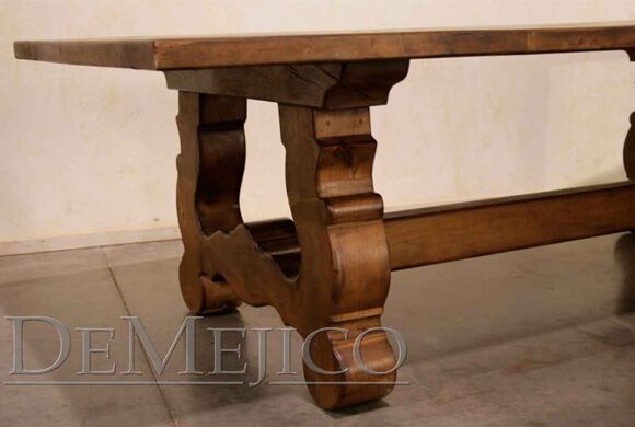 old world dining table