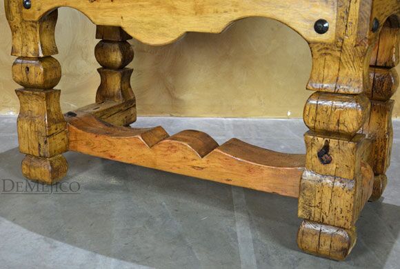 old wood Colonial desk