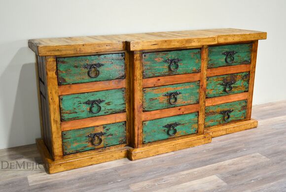 old world patina dresser
