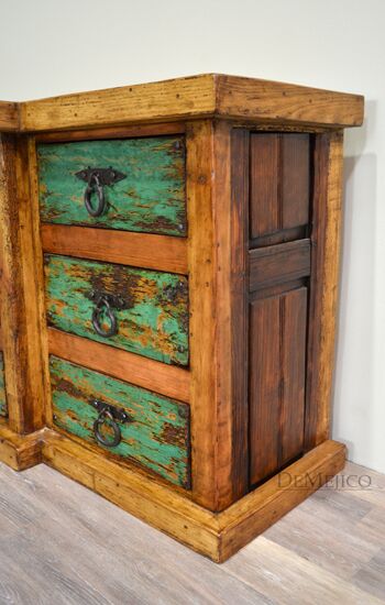 old world patina dresser