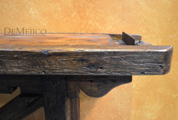 Carreta Rustic Console Table Sencillo, Spanish Farmhouse Console Table, Farmhouse Style