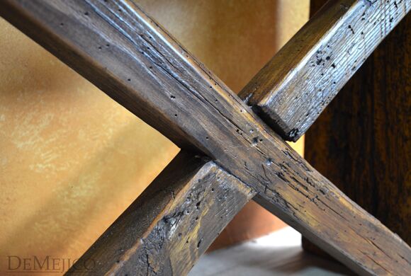 Carreta Rustic Console Table Sencillo, Spanish Farmhouse Console Table, Farmhouse Style