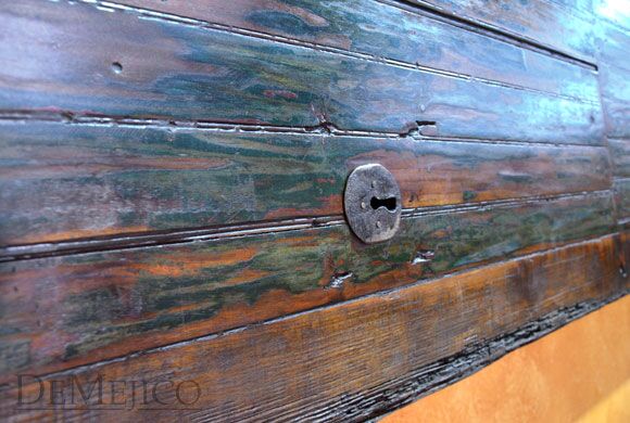 Porton Restored Old Door Headboard, Rustic Headboard