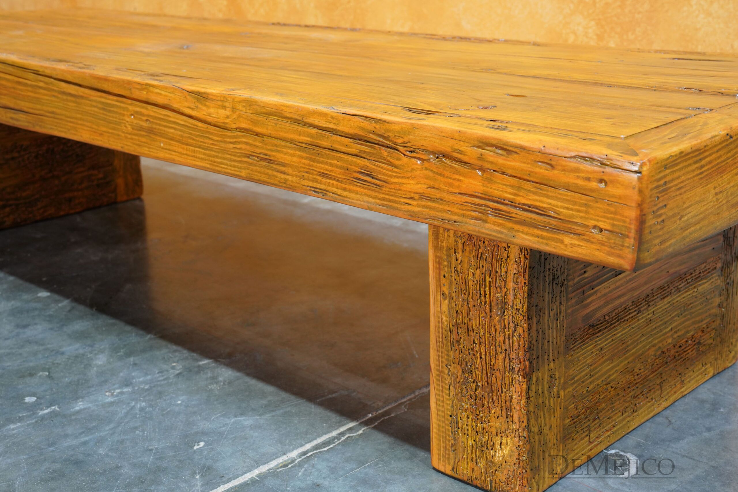 Large Grappa Coffee Table, Old Wood Coffee Table, Rustic Coffee Table