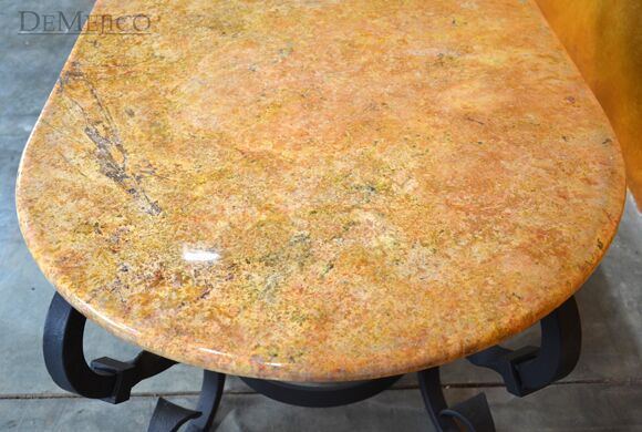 mediterranean iron coffee table