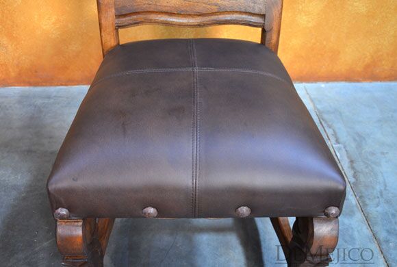 spanish carved dining chair
