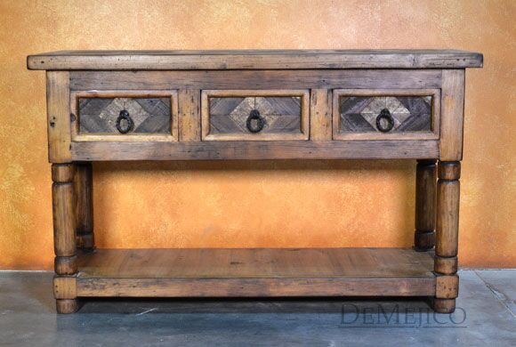 Colorado Old Wood Console, Southwest Console Table