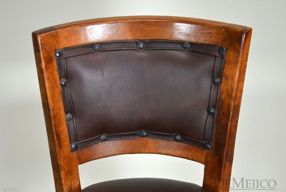 Spanish Barstool, Contemporary Stool, Vintage Leather Barstool