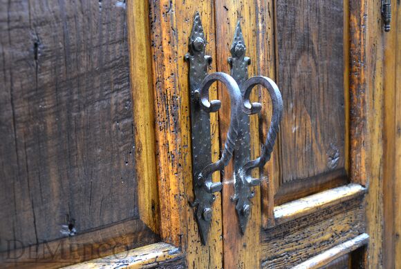 Old World Armoire, Rustic Armoire, Large Spanish Armoire