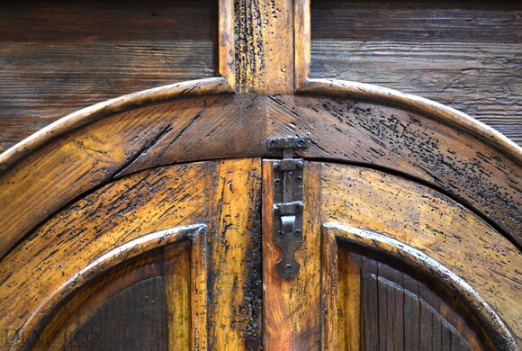 Old World Armoire, Rustic Armoire, Large Spanish Armoire