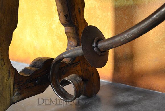 Escritorio Yugos, Rustic Old Door Desk, Rustic Desk