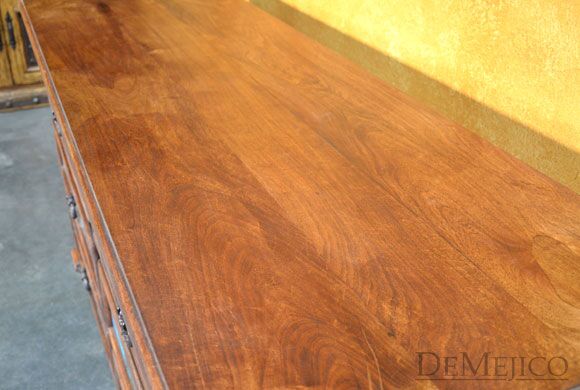 Alamo Dresser with Copper, Spanish Dresser, Copper Patina Dresser