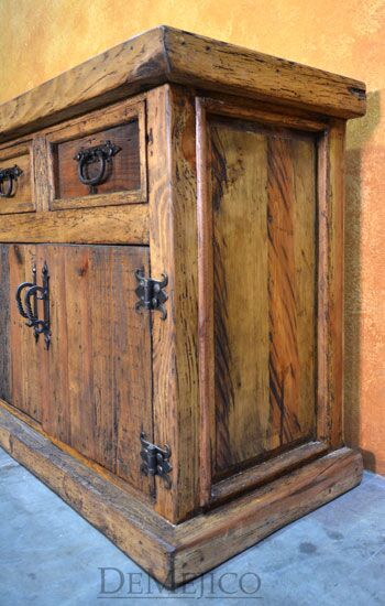 Trastero Luna, Old Wood Hutch, Rustic Hutch, Rustic Buffet