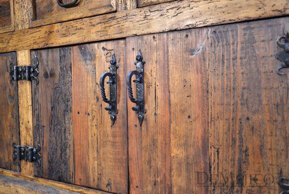 Trastero Luna, Old Wood Hutch, Rustic Hutch, Rustic Buffet