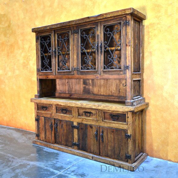 Trastero Luna, Old Wood Hutch, Rustic Hutch, Rustic Buffet