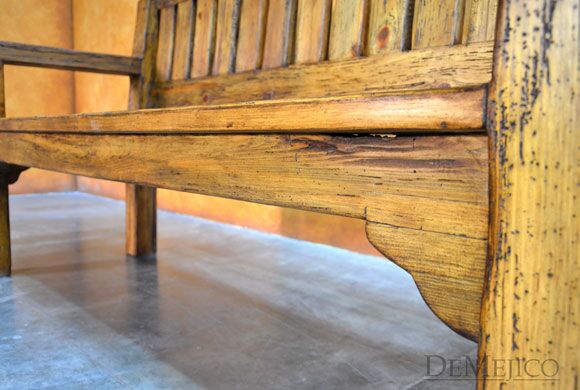 Banco del Parque, Spanish Wooden Bench, Park Style Bench