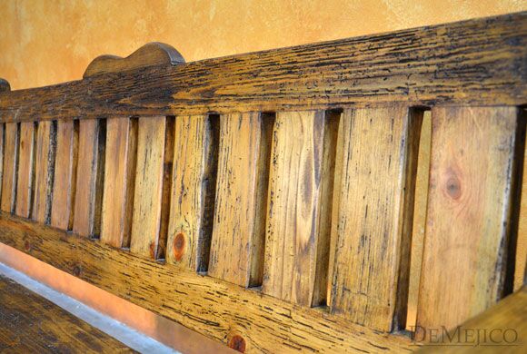 Banco del Parque, Spanish Wooden Bench, Park Style Bench