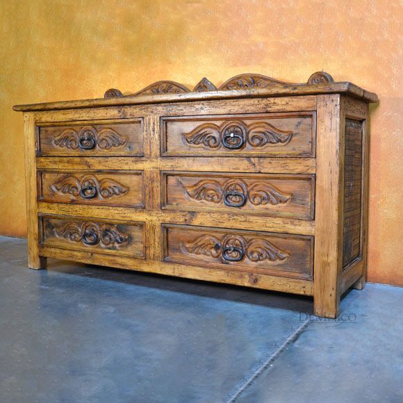 Ángel Dresser, Spanish Carved Dresser, Spanish Dresser