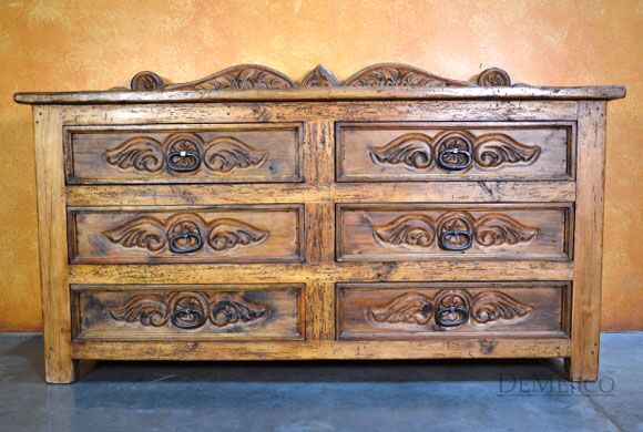 Ángel Dresser, Spanish Carved Dresser, Spanish Dresser