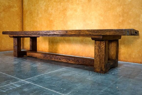 Old Wood Mesa Gigante, Rustic Dining Table, Farmhouse Table