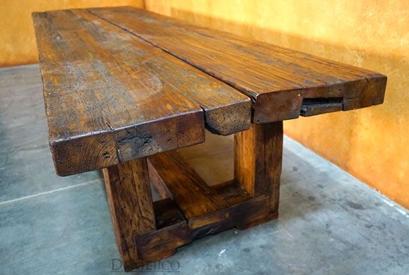 Old Wood Mesa Gigante, Rustic Dining Table, Farmhouse Table