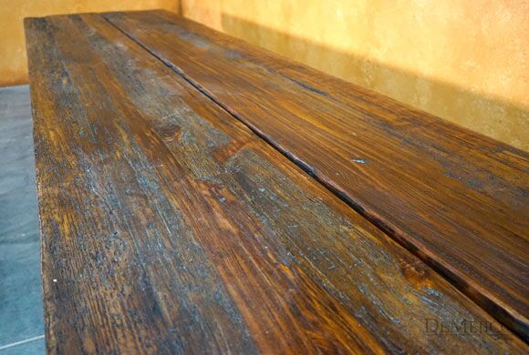 Old Wood Mesa Gigante, Rustic Dining Table, Farmhouse Table