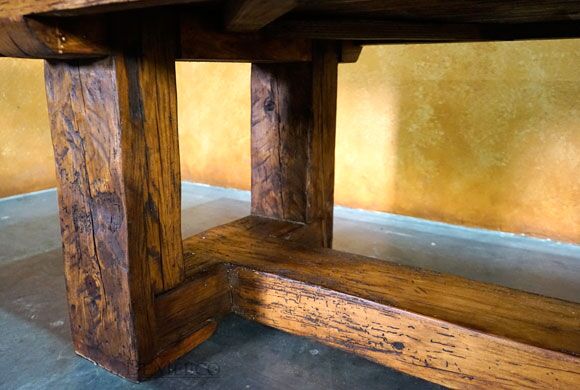 Old Wood Mesa Gigante, Rustic Dining Table, Farmhouse Table