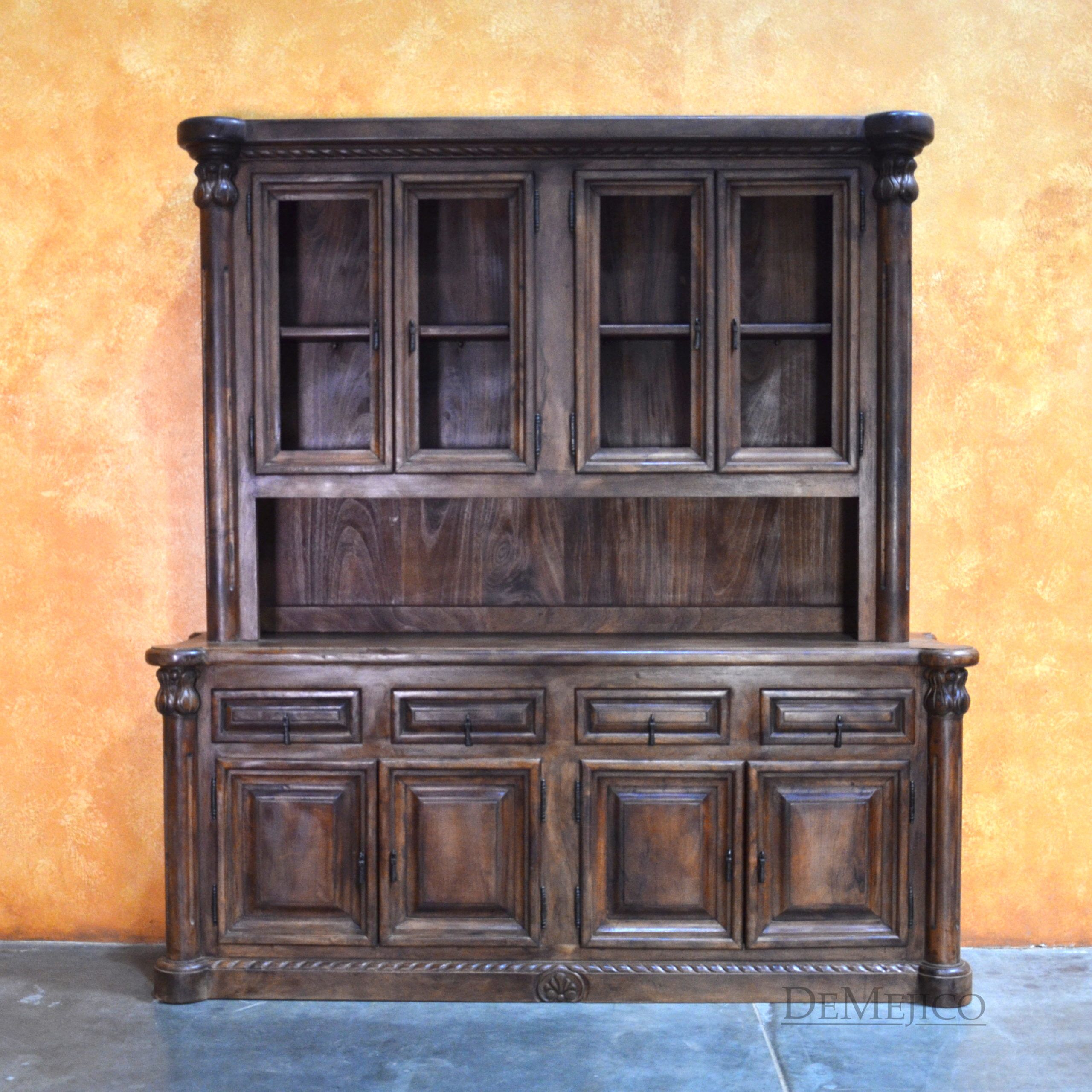 Hacienda Hutch, Large Old World Hutch - Demejico