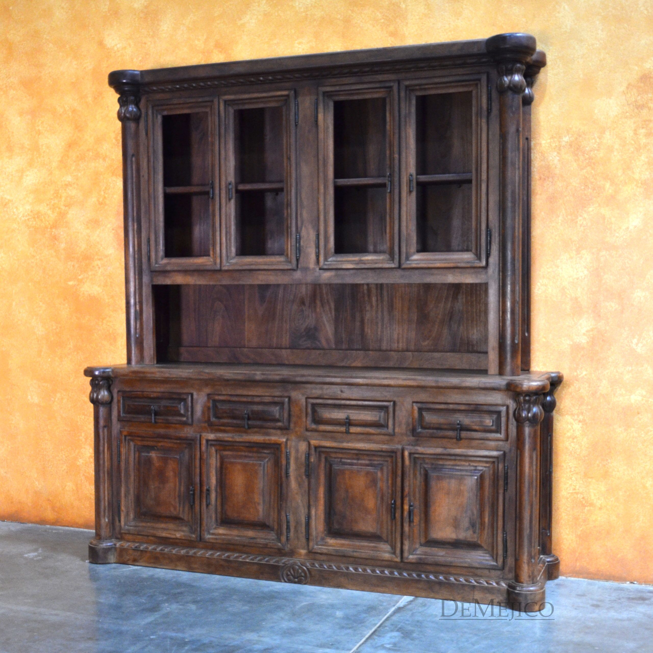 Hacienda Hutch, Large Old World Hutch - Demejico
